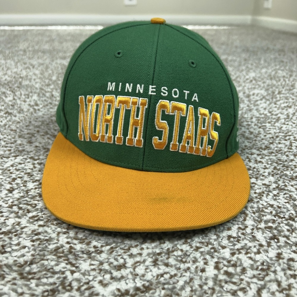 Minnesota North Stars Hat Cap Snap Back Mens One Size Green NHL Hockey '47 Sport